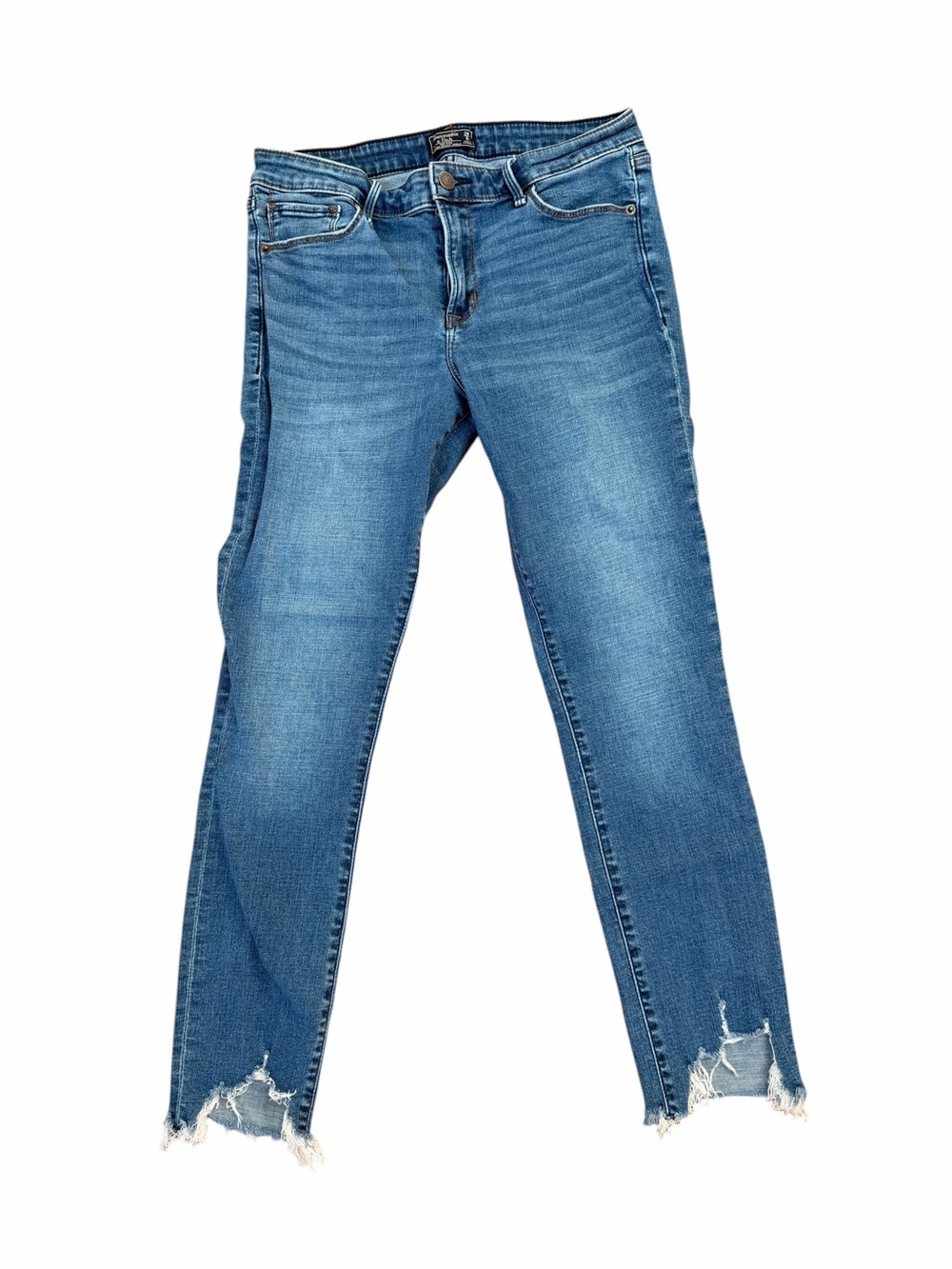Abercrombie & Fitch Harper 29/8R Ankle Jeans Women’s Distressed Medium Wash - Picture 1 of 6